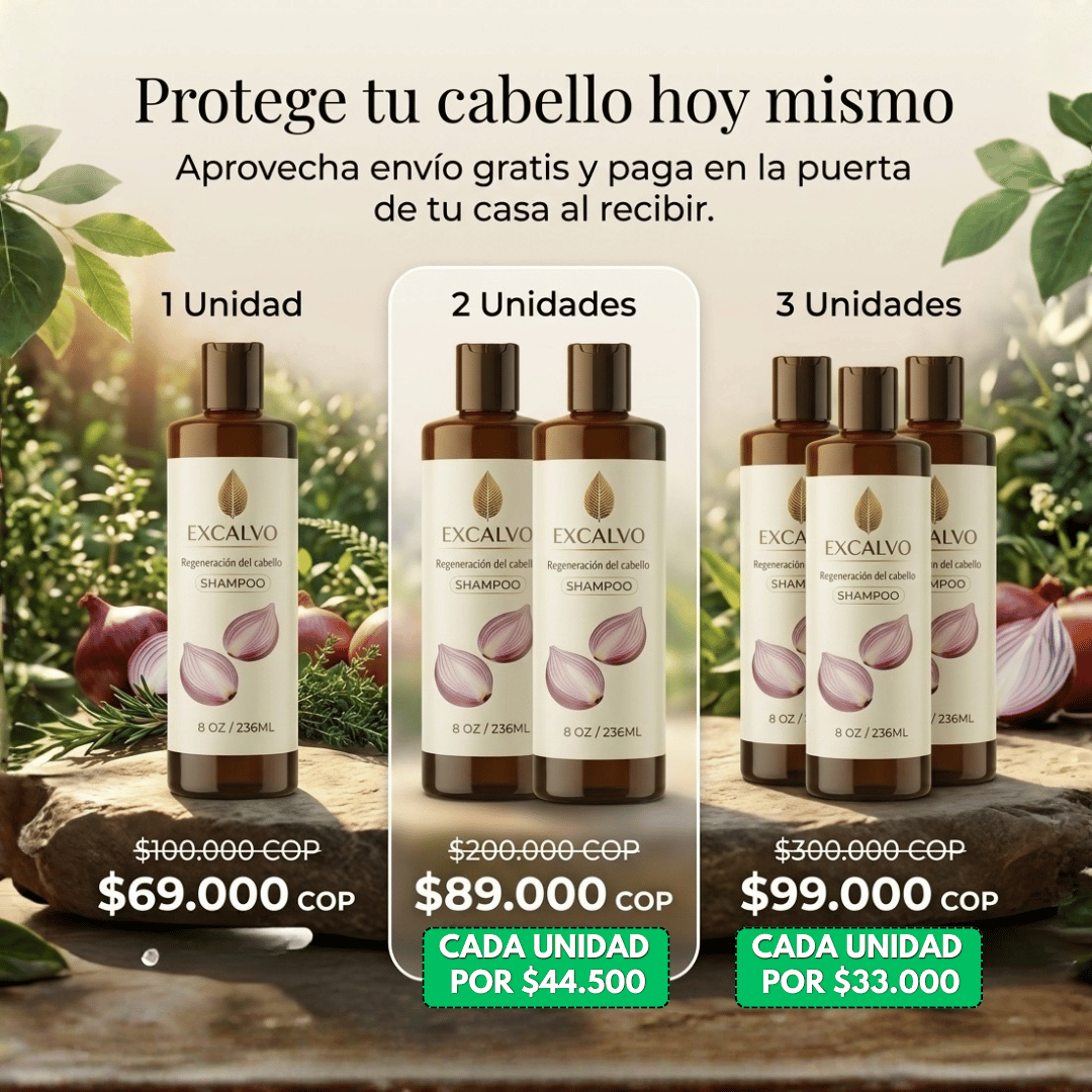 Shampo Excalvo Original 🎁OFERTAS VALIDAS POR HOY🎁